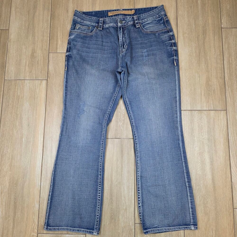 Rock & Roll Cowboy Double Barrel Relaxed Bootcut Jeans Mens 40x34 Western